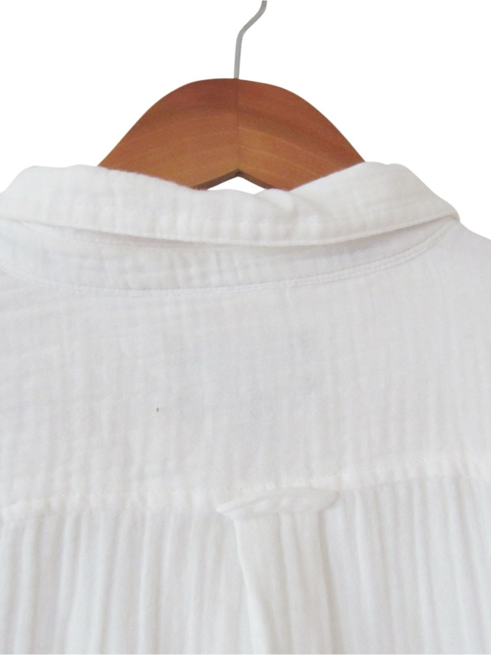 J Crew Garcon Classic Double Gauze Shirt 14 White Long Sleeves Button Up Cotton - Picture 6 of 9